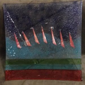 Cristal square plate